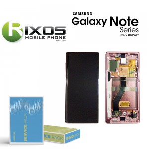 Samsung Galaxy Note 10 (SM-N970F) Display unit complete aura pink GH82-20818F
