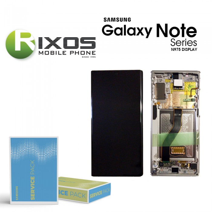 Samsung Galaxy Note 10 Plus (SM-N975F SM-N976B) Display unit complete aura white GH82-20838B