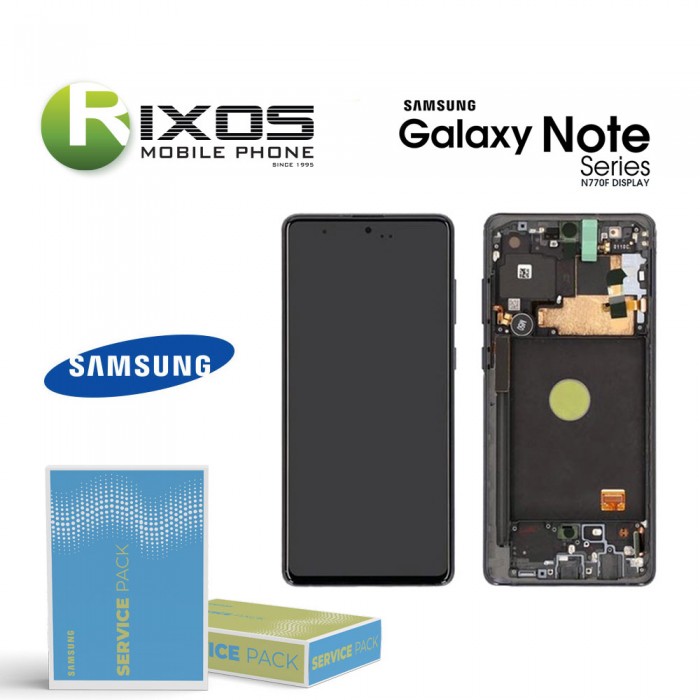 Samsung Galaxy Note 10 Lite (SM-N770F) Lcd Display unit complete aura black GH82-22055A OR GH82-22193A OR GH82-22194A OR GH82-22192A