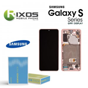 Samsung Galaxy S21 5G (SM-G991) Lcd Display unit complete Phantom Violet ( No Camera ) GH82-27255B OR GH82-27256B