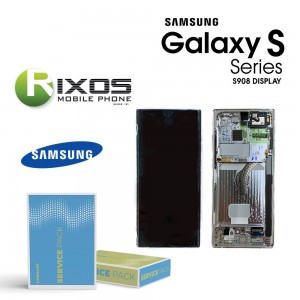 Samsung Galaxy S22 Ultra (SM-S908) Lcd Display Unit Complete White GH82-27488C OR GH82-27489C