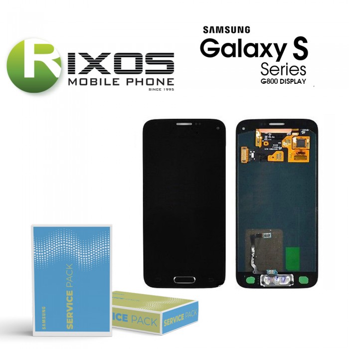 Samsung Galaxy S5 Mini (SM-G800F) Display module LCD + Digitizer black GH97-16147A