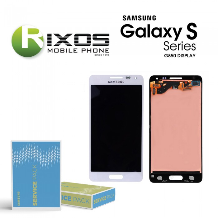 Samsung Galaxy Alpha (G850F) Display unit complete white GH97-16386D