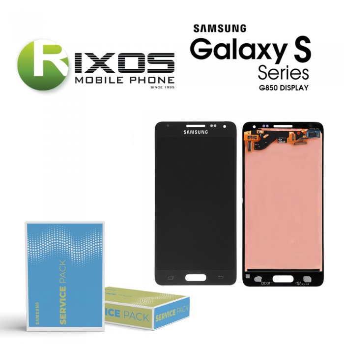 Samsung Galaxy Alpha (G850F) Display unit complete black GH97-16386A