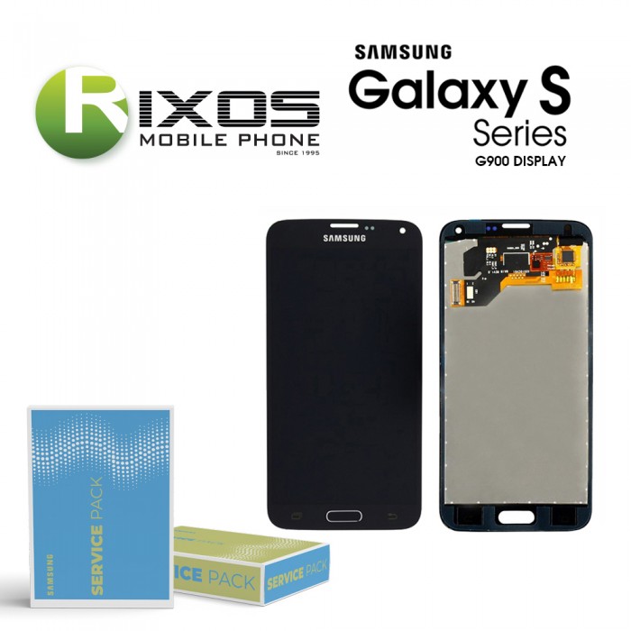 Samsung Galaxy S5 (SM-G900F) Display module LCD + Digitizer black GH97-15959B