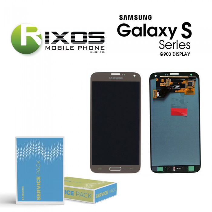 Samsung Galaxy S5 Neo (SM-G903F) Display module LCD + Digitizer gold GH97-17787B