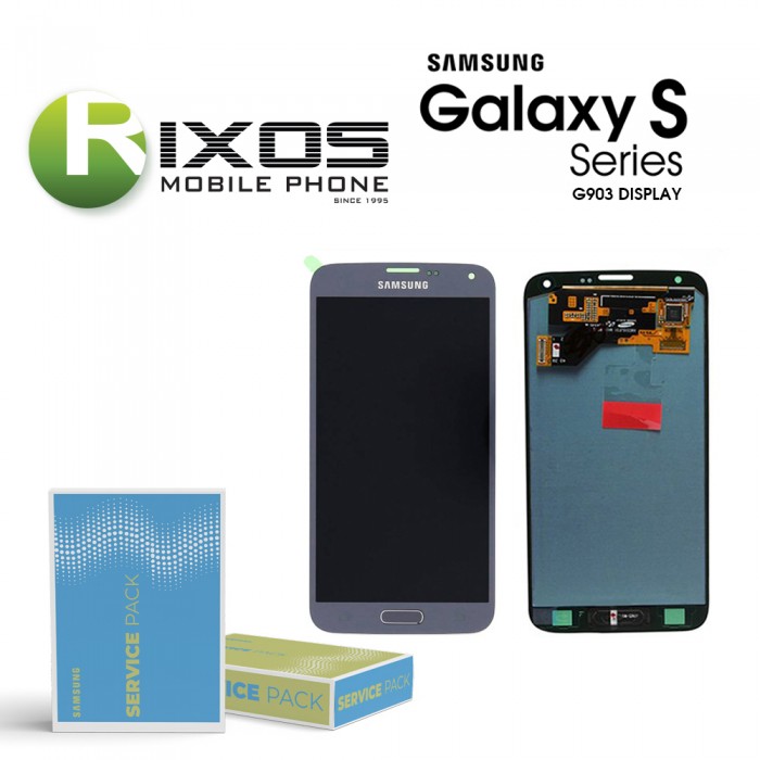 Samsung Galaxy S5 Neo (SM-G903F) Display module LCD + Digitizer silver GH97-17787C