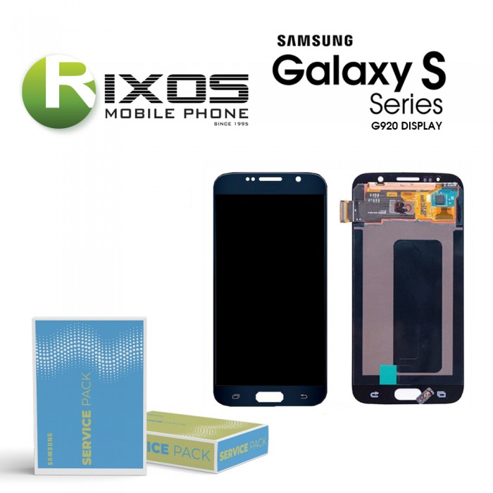 Samsung Galaxy S6 (SM-G920F) Display module LCD + Digitizer black GH97-17260A