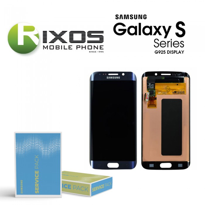 Samsung Galaxy S6 Edge (SM-G925F) Display unit complete black GH97-17162A Samsung Galaxy S6 Edge (SM-G925F) Display unit complete black GH97-17162A