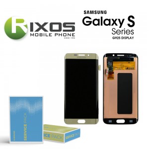 Samsung Galaxy S6 Edge (SM-G925F) Display unit complete gold GH97-17162C
