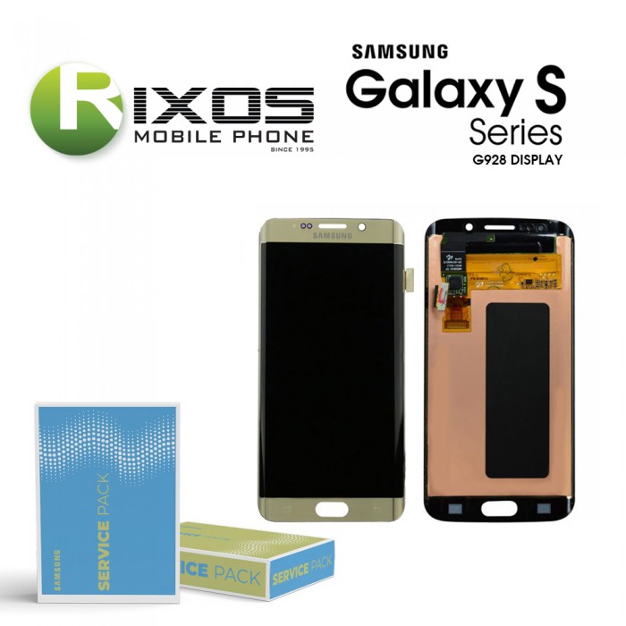 Samsung Galaxy S6 Edge+ (SM-G928F) Display unit complete gold GH97-17819A