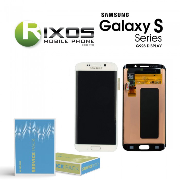 Samsung Galaxy S6 Edge+ (SM-G928F) Display unit complete white GH97-17819C