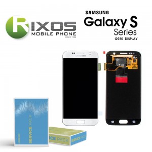 Samsung Galaxy S7 (SM-G930F) Display module LCD + Digitizer white GH97-18523D