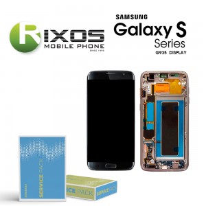 Samsung Galaxy S7 Edge (SM-G935F) Display unit complete coral blue GH97-18533G