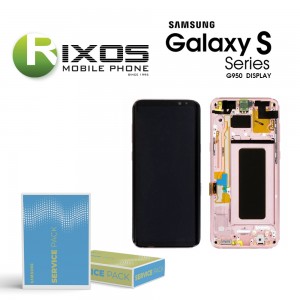 Samsung Galaxy S8 (SM-G950F) Display unit complete pink GH97-20457E OR GH97-20458E OR GH97-20473E OR GH97-20629E