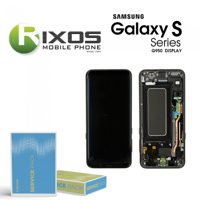 Samsung Galaxy S8 Plus (SM-G955F) Display unit complete black GH97-20470A