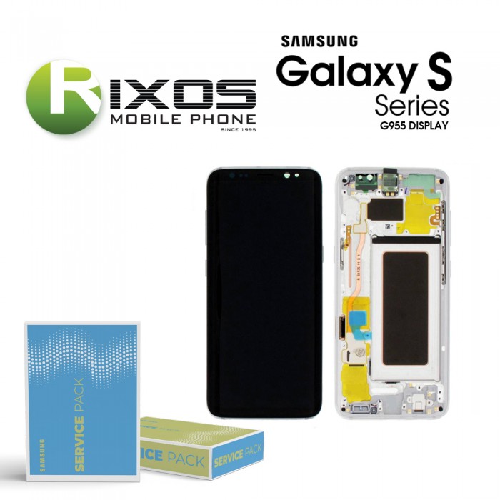 Samsung Galaxy S8 Plus (SM-G955F) Display unit complete silver GH97-20470B