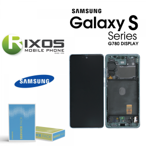  Samsung Galaxy S20 FE (SM-G780F) Lcd Display unit complete cloud mint GH82-24220D OR GH82-24219D