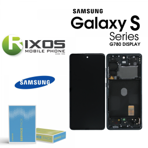  Samsung Galaxy S20 FE (SM-G780F) Lcd Display unit complete cloud navy GH82-24220A OR GH82-24219A