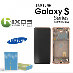  Samsung Galaxy S20 FE (SM-G780F) Lcd Display unit complete cloud orange GH82-24219F OR GH82-24220F
