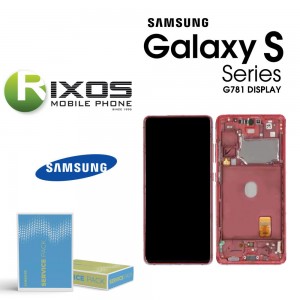  Samsung Galaxy S20 FE 5G (SM-G781F) Display unit complete cloud red - GH82-24214E OR GH82-24215E