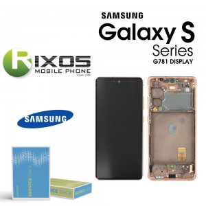  Samsung Galaxy S20 FE 5G (SM-G781F) Display unit complete cloud orange - GH82-24214F OR GH82-24215F