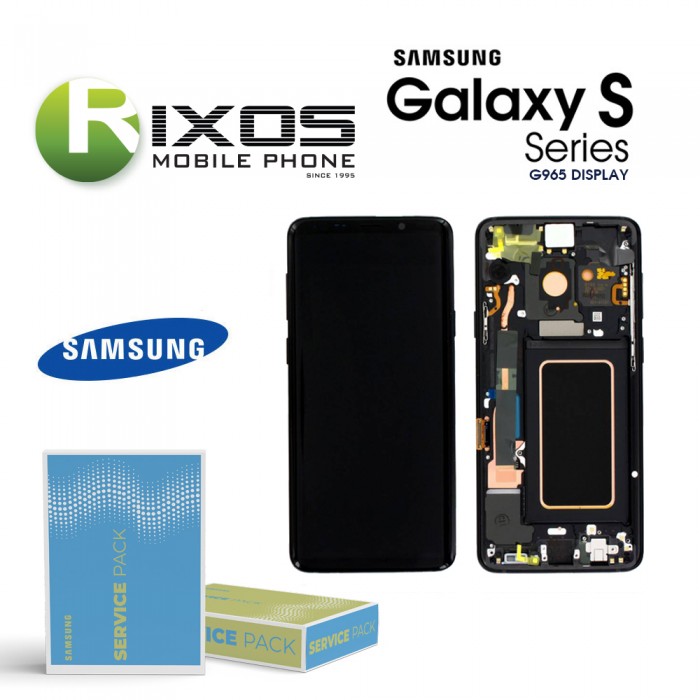 Samsung Galaxy S9 Plus (SM-G965F) Lcd Display unit complete midnight black GH97-21691A OR GH97-21692A