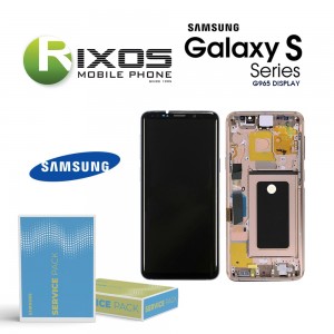 Samsung Galaxy S9 Plus (SM-G965F) Lcd Display unit complete sunrise gold GH97-21691E OR GH97-21692E