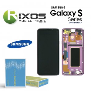 Samsung Galaxy S9 Plus (SM-G965F) Lcd Display unit complete lilac purple GH97-21691B OR GH97-21692B