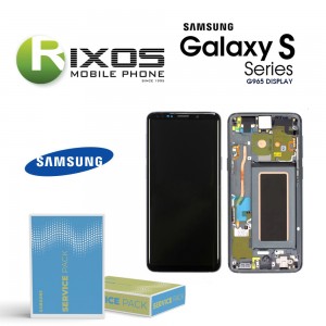 Samsung Galaxy S9 Plus (SM-G965F) Lcd Display unit complete titanium grey GH97-21691C OR GH97-21692C