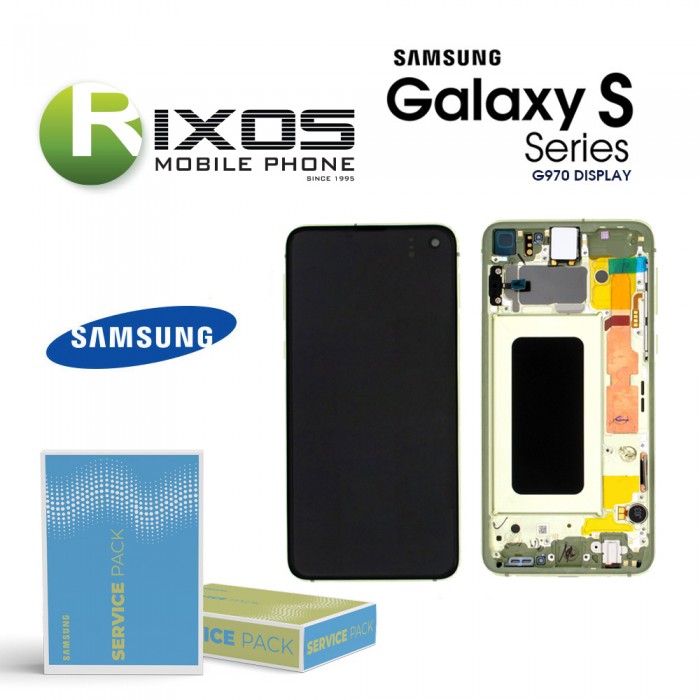 Samsung Galaxy S10e (SM-G970F) Lcd Display unit complete canary yellow GH82-18852G OR GH82-18836G Samsung Galaxy S10e (SM-G970F) Lcd Display unit complete canary yellow GH82-18852G OR GH82-18836G