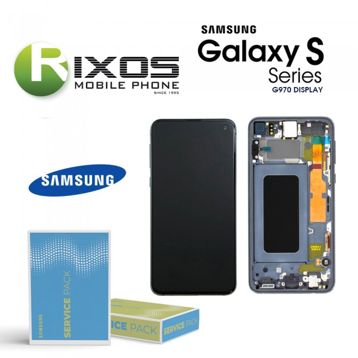 Samsung Galaxy S10e (SM-G970F) Lcd Display unit complete prism blue GH82-18852C OR GH82-18836C Samsung Galaxy S10e (SM-G970F) Lcd Display unit complete prism blue GH82-18852C OR GH82-18836C