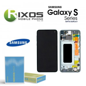 Samsung Galaxy S10e (SM-G970F) Lcd Display unit complete prism green GH82-18852E OR GH82-18836E