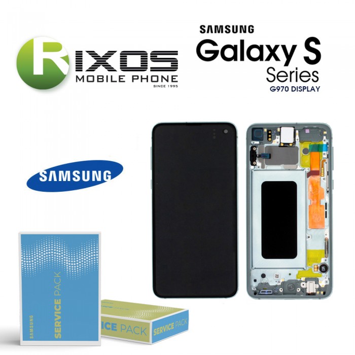 Samsung Galaxy S10e (SM-G970F) Lcd Display unit complete prism green GH82-18852E OR GH82-18836E Samsung Galaxy S10e (SM-G970F) Lcd Display unit complete prism green GH82-18852E OR GH82-18836E