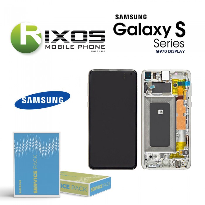 Samsung Galaxy S10e (SM-G970F) Lcd Display unit complete prism silver GH82-18852F OR GH82-18836F Samsung Galaxy S10e (SM-G970F) Lcd Display unit complete prism silver GH82-18852F OR GH82-18836F