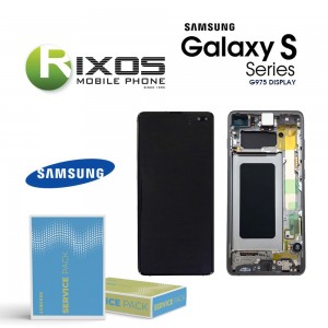 Samsung Galaxy S10 Plus (SM-G975F) Lcd Display unit complete silver GH82-18849G OR GH82-18834G