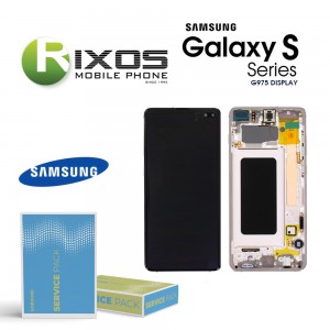 Samsung Galaxy S10 Plus (SM-G975F) Lcd Display unit complete flamingo pink GH82-18849D OR GH82-18834D