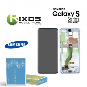 Samsung Galaxy S20 Plus (SM-G985B) Lcd Display unit complete cloud blue GH82-22134D OR GH82-22145D