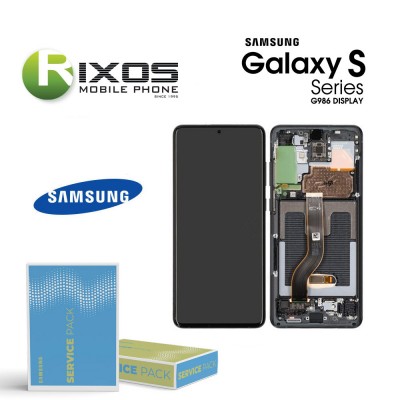 Samsung Galaxy S20 Plus (SM-G985B) Lcd Display unit complete cosmic black GH82-22134A OR GH82-22145A