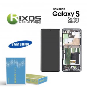 Samsung Galaxy S20 Ultra (SM-G988F) Lcd Display unit complete cosmic black GH82-22327A OR GH82-22271A
