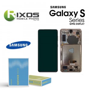 Samsung Galaxy S21+ 5G (SM-G996) Lcd Display unit complete Phantom Black (No Camera) GH82-27268A OR GH82-27267A