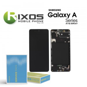 Samsung Galaxy A71 5G (SM-A716F) Lcd Display unit complete black GH82-22804A