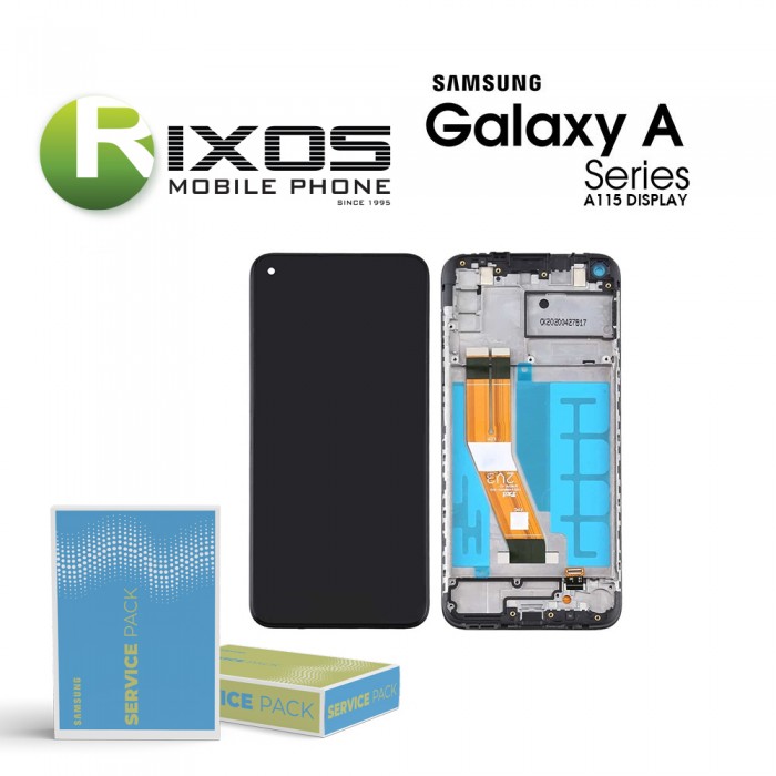 Samsung Galaxy A11 (SM-A115F) Display unit complete black GH81-18760A