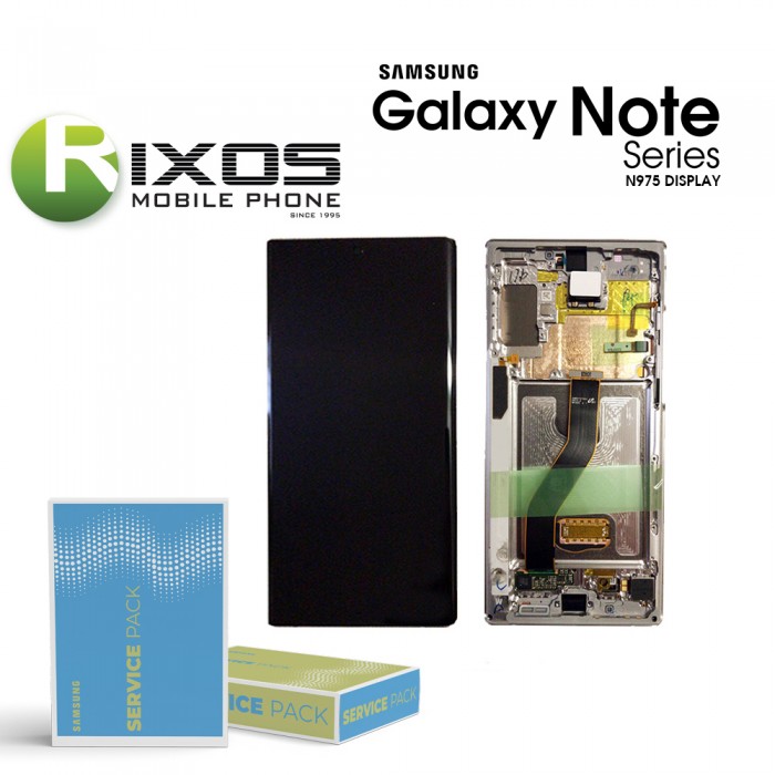 Samsung Galaxy Note 10 Plus (SM-N975F) Display unit complete aura black Star Wars GH82-21620A Samsung Galaxy Note 10 Plus (SM-N975F) Display unit complete aura black Star Wars GH82-21620A