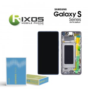 Samsung Galaxy S10 Lite (SM-G770F) Display unit complete prism black GH82-21672A