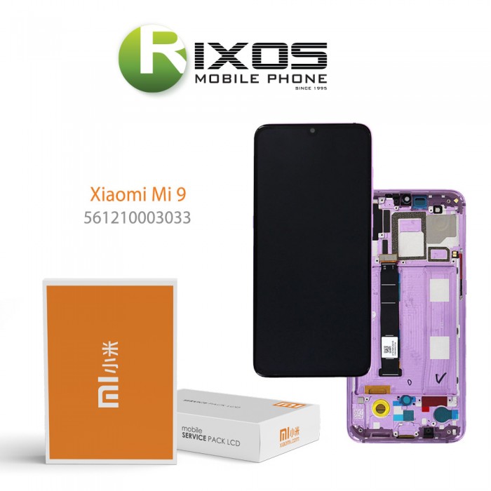 Xiaomi Mi 9 (M1902F1G) Display unit complete lavender violet (Service Pack) 561210003033