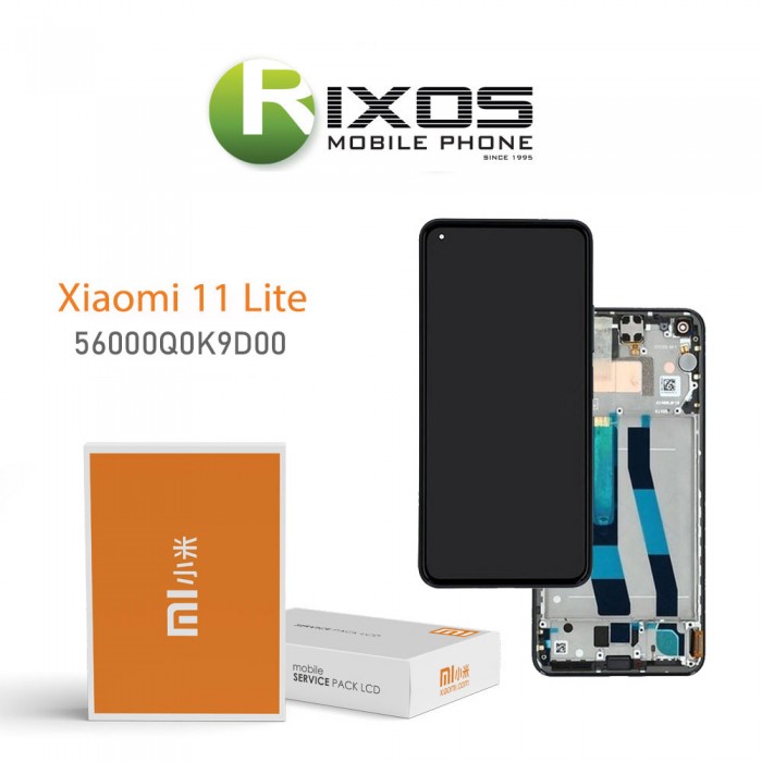 Xiaomi 11 Lite (5G NE 2021) Lcd Display Unit Complete Green 56000Q0K9D00