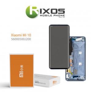 Xiaomi Mi10 Lite Display unit complete green (Service Pack) 56000300J900