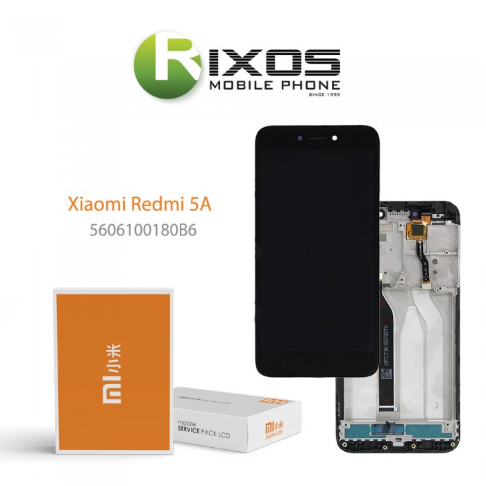 Xiaomi Redmi Note 5 Display unit complete (Service Pack) black 560610027033