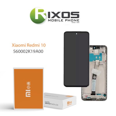 Xiaomi Redmi 10 2021 Lcd Display unit complete Tarnish 560002K19A00